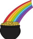 rainbow pot of gold